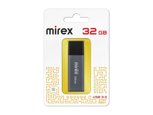 USB Флеш Mirex 32Gb USB 3.0 STIFF GRAY (13600-FM3SGR32)